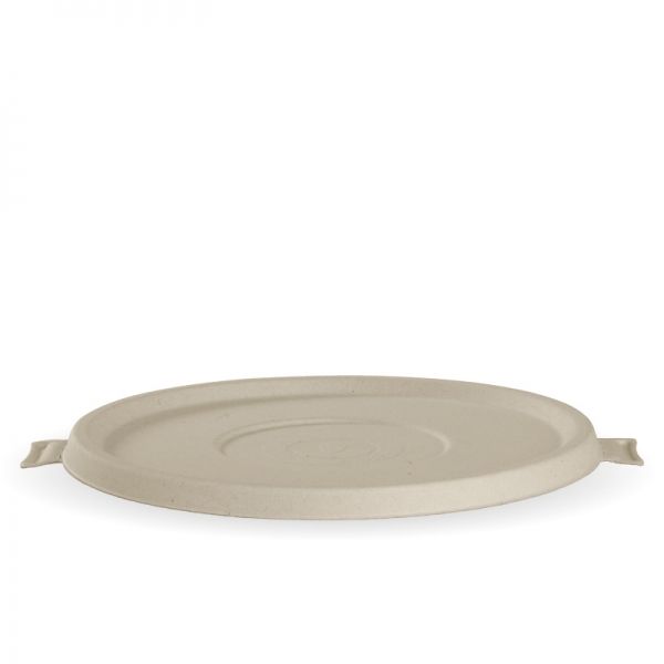 Natural Sugarcane Bowl Lids 400/Cartons