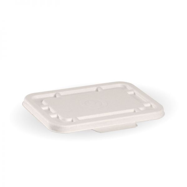 500~600ml White Sugarcane Lid 500/Carton