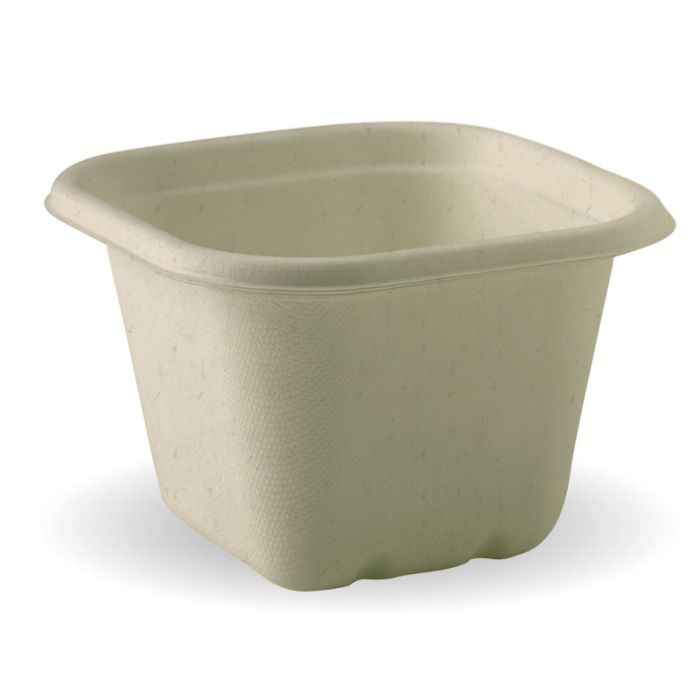 630ml Natural Sugarcane Container 600/Carton