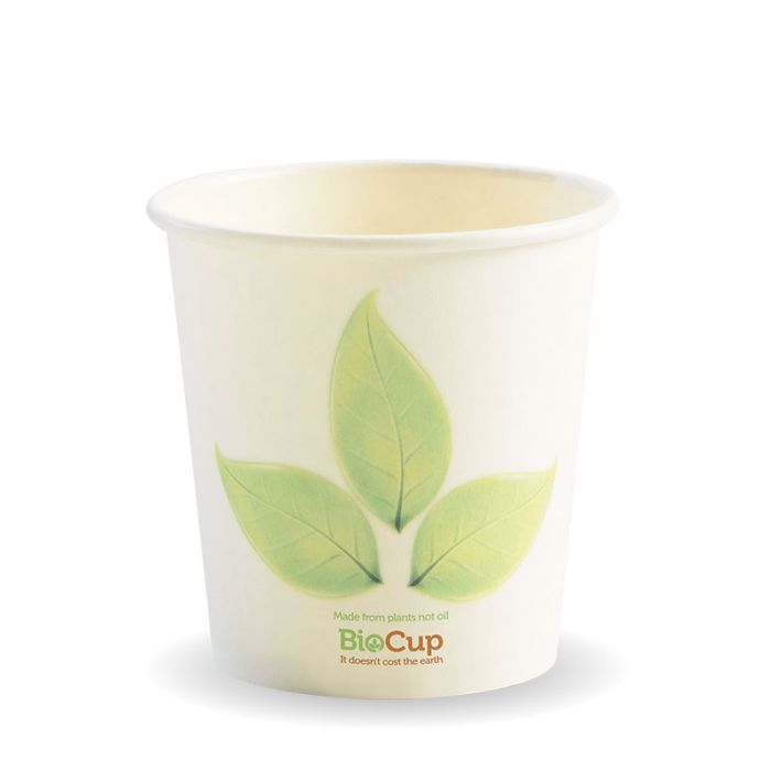 4oz S/W PLA Coated Cup Leaf Print 2000/Carton