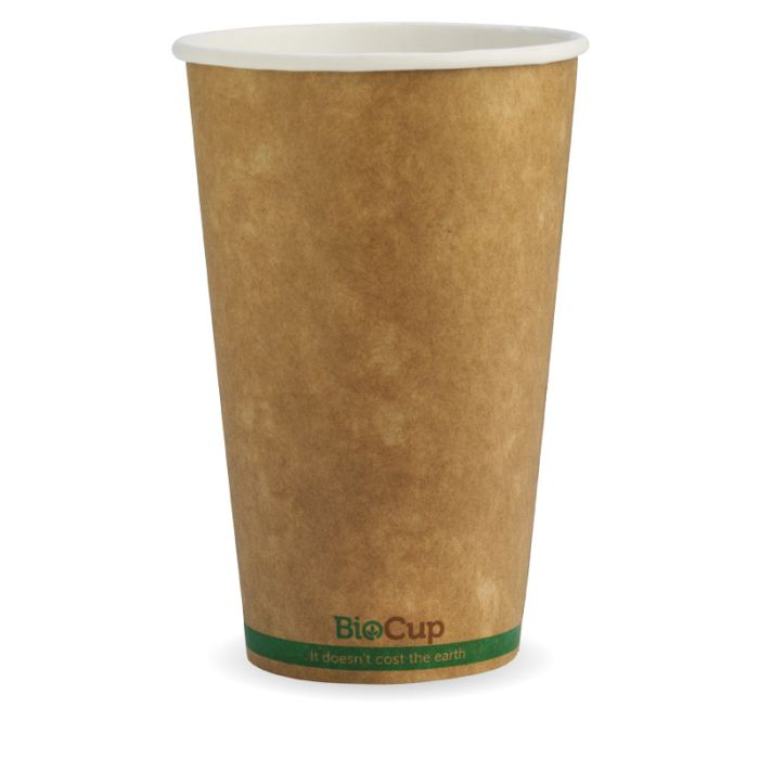 16oz S/W PLA Coated Cup Brown 1000/Carton