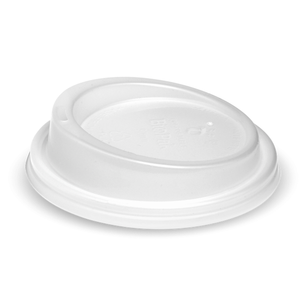 8*/12/16oz PLA Lid White 1000/Carton