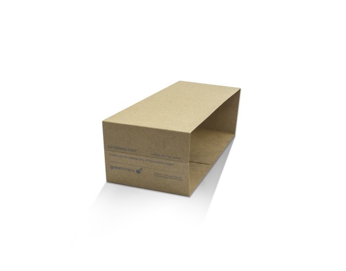 Medium/Large Catering Tray Sleeve Brown 50/Pack