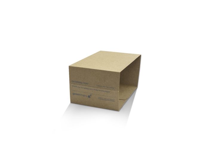Small Catering Tray Sleeve Brown 50/Pack
