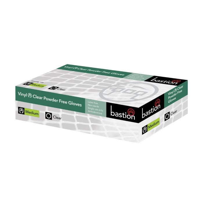 Medium Vinyl Glove Powder Free Clear