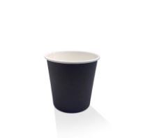 4oz S/W Plain Black Cup 1000/Carton