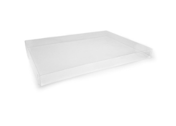 Clear PET Medium Catering Tray Lid 50/Pack