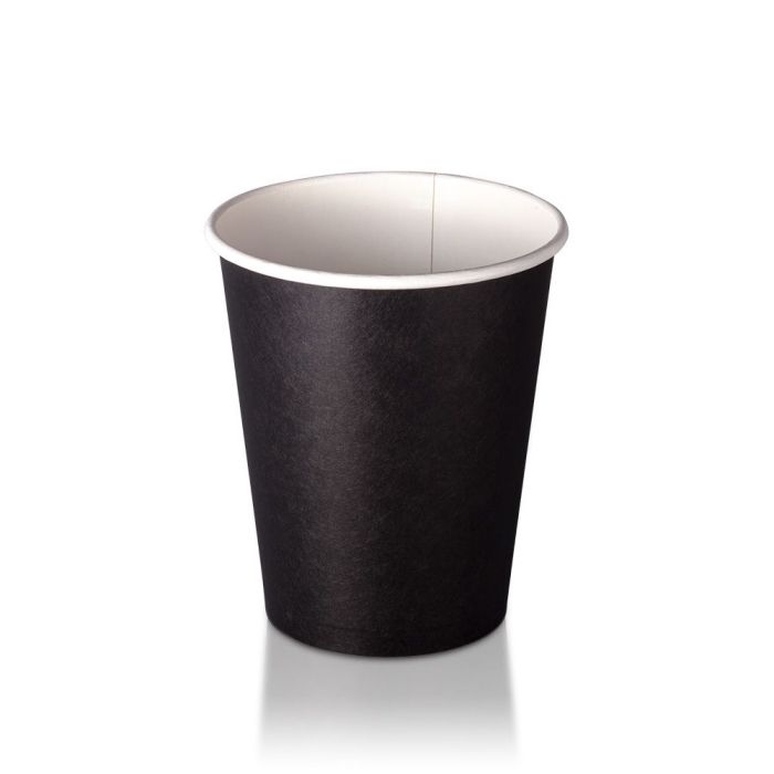 12oz S/W Cup Plain Black 1000/Carton