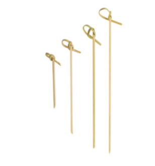 150mm Bamboo Looped Skewer 10,000/Carton