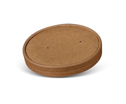 118mm PE Coated Soup Cup Lids 500/Carton