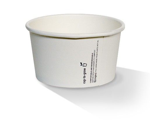 12oz PLA Coated White Paper Bowl 500/Carton