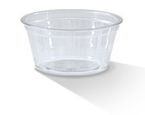 2oz Clear PET Sauce Container 2000/Carton
