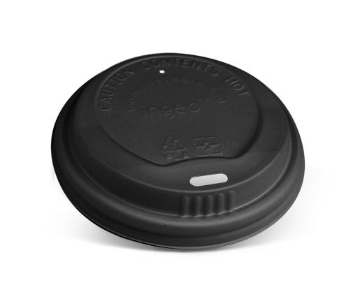 8*/12/16oz PLA Lid Black 1000/Carton