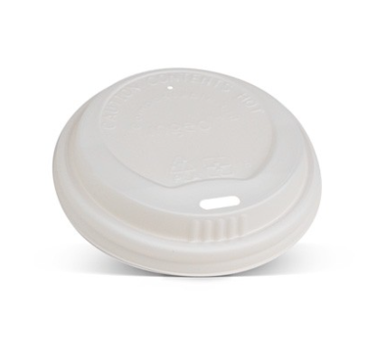 8*/12/16oz PLA Lid White 1000/Carton