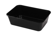 650ml Black Rectangular Container 500/Carton