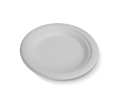 7" Sugarcane Round Plate 1000/Carton