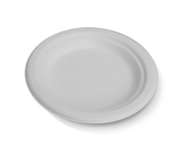 9" Sugarcane Round Plate 500/Carton