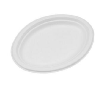 Large Sugarcane Oval Plate 500/Carton